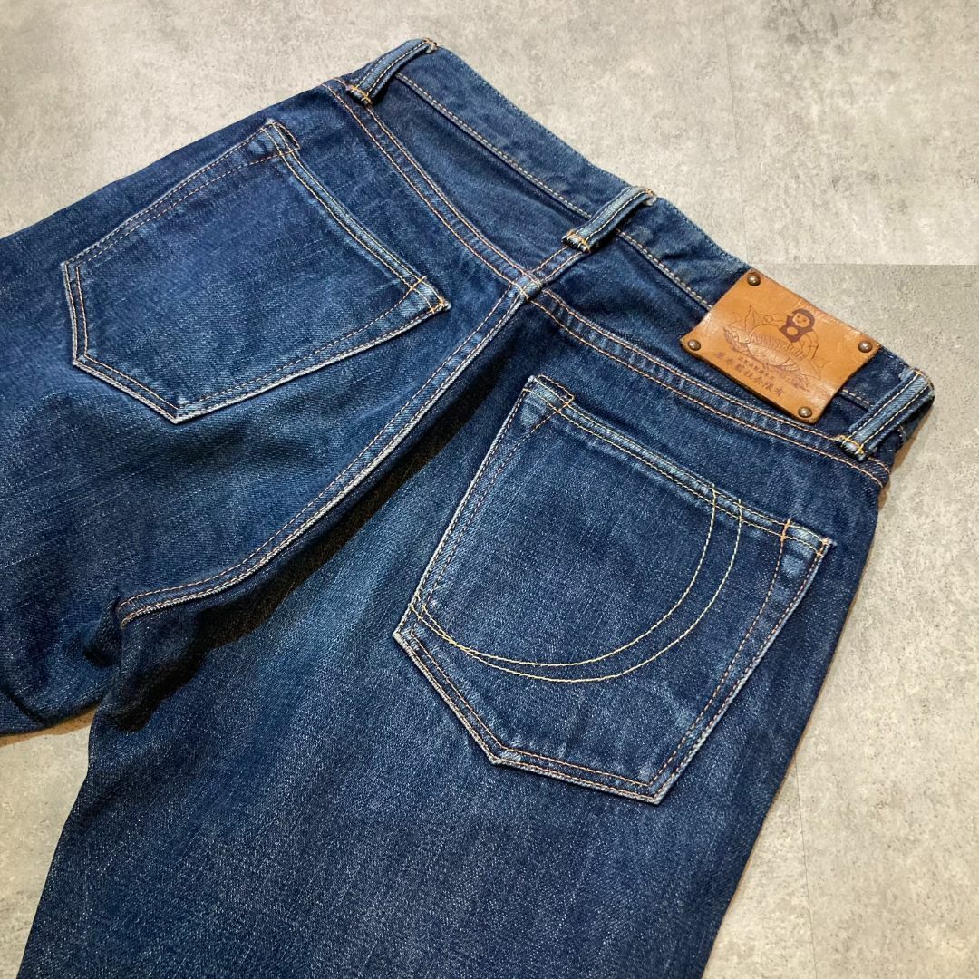 希少・初期〜中期】藍布屋 桃太郎ジーンズ 銅丹レーベル JAPAN BLUE 希少・初期〜中期】藍布屋 桃太郎ジーンズ 銅丹レーベル JAPAN BLUE