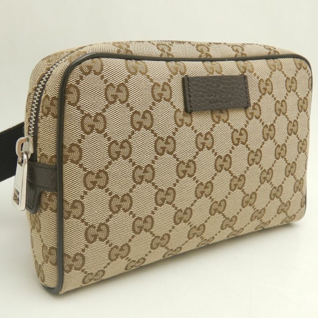 GUCCI グッチ ウエストバッグ 449174 GGキャンバスxレザー GG GUCCI グッチ ウエストバッグ 449174 GGキャンバスxレザー GG