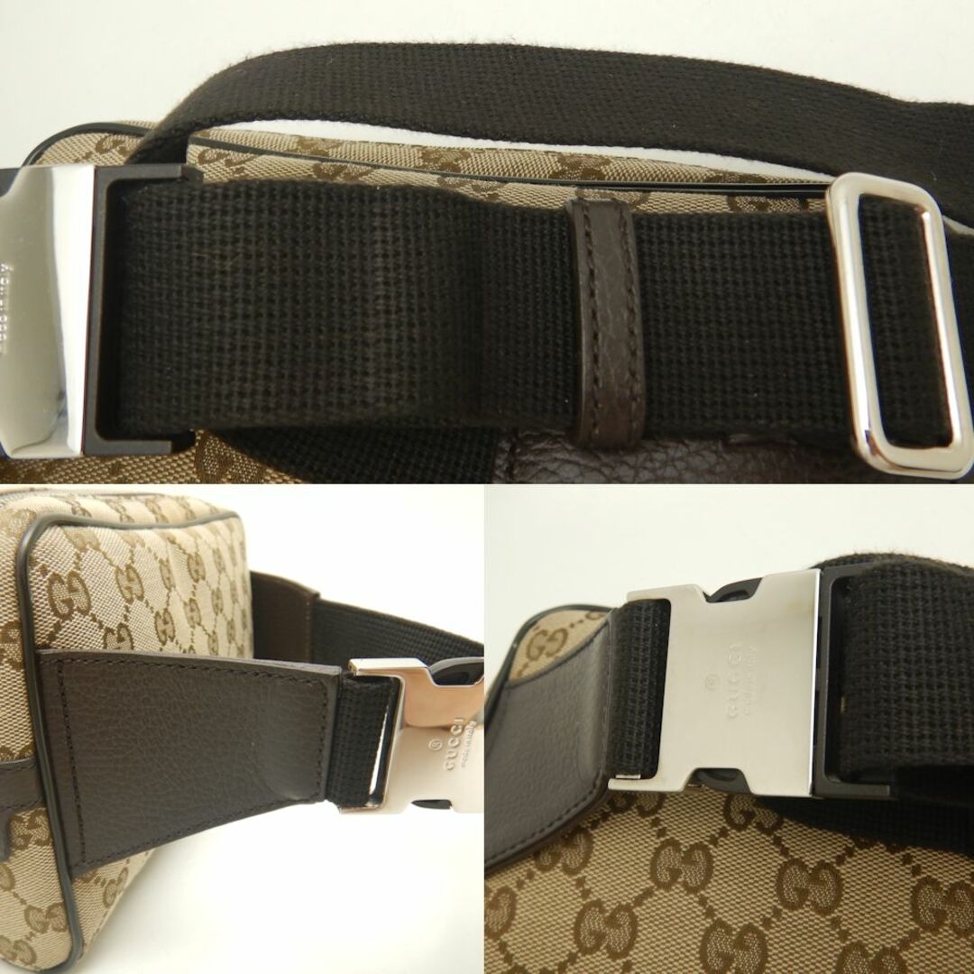 GUCCI グッチ ウエストバッグ 449174 GGキャンバスxレザー GG GUCCI グッチ ウエストバッグ 449174 GGキャンバスxレザー GG