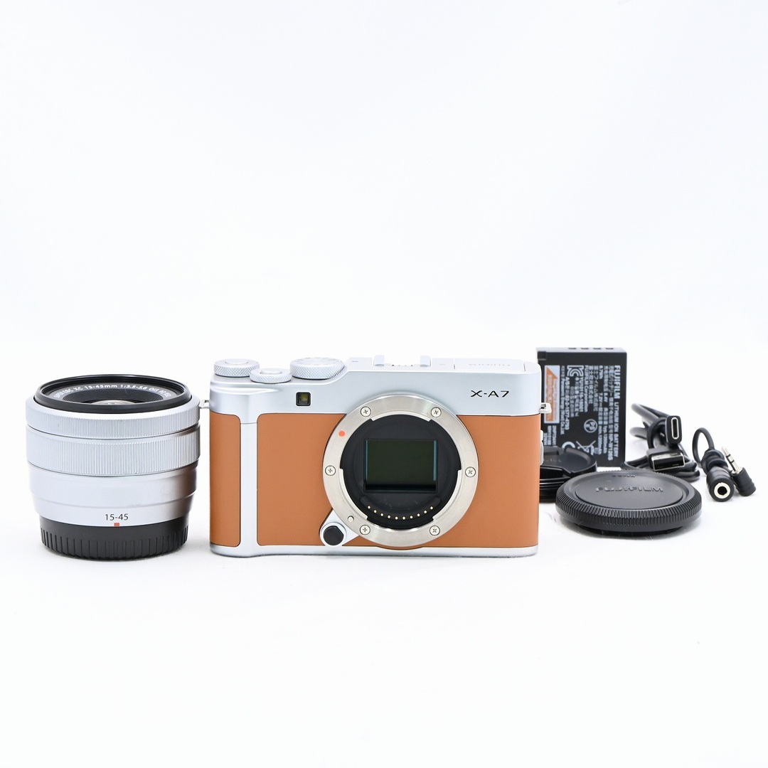FUJIFILM X-A7 レンズキット キャメル X-A7LK-CA FUJIFILM X-A7 レンズキット キャメル X-A7LK-CA