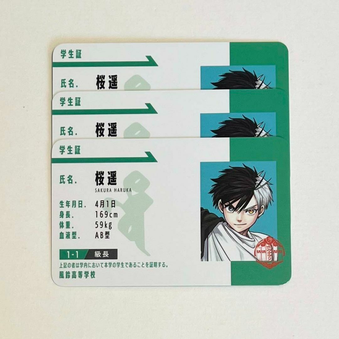 桜遥 ウィンドブレイカー展 学生証風カード エンタメ/ホビーのアニメグッズ(カード)の商品写真