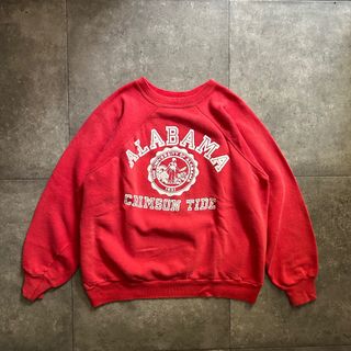 ヴィンテージ(VINTAGE)の60s70s ヴィンテージスウェット USA製 レッドピンク(スウェット)