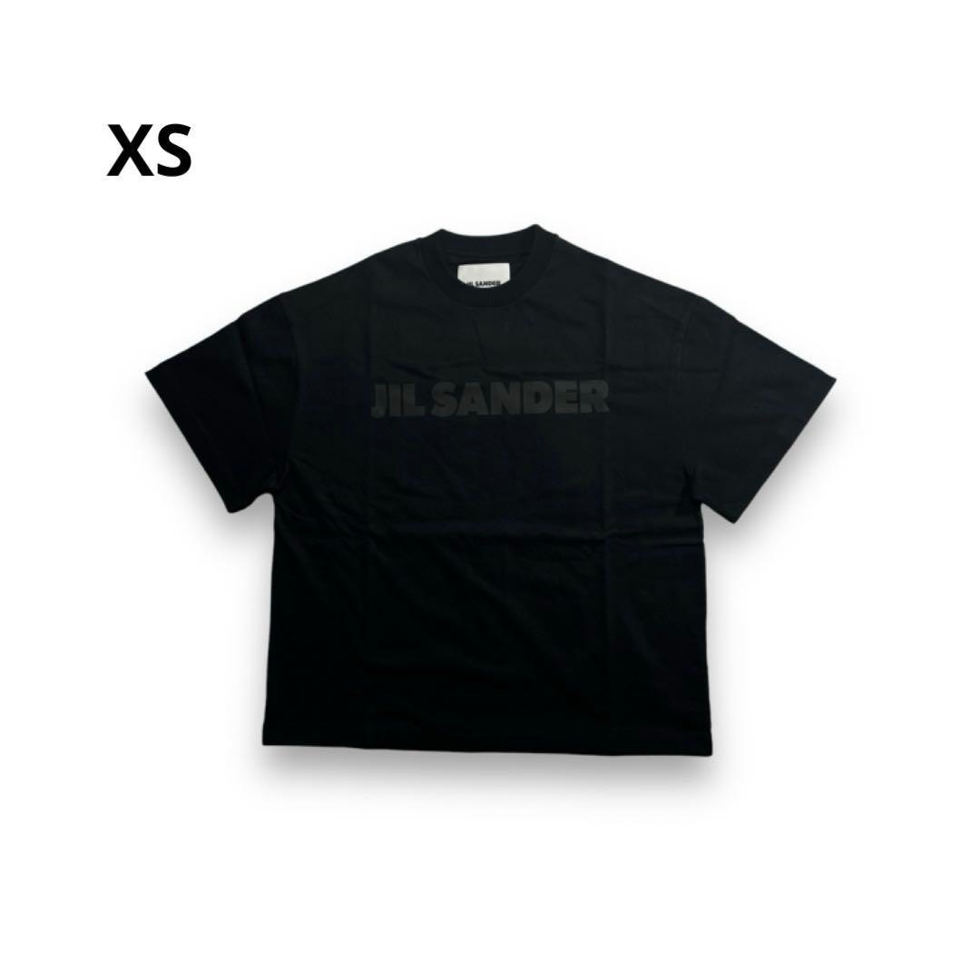 JIL SANDER - JIL SANDER ロゴTシャツ　ブラック　XS
