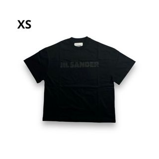 ジルサンダー(JIL SANDER)のJIL SANDER ロゴTシャツ　ブラック　XS(Tシャツ(半袖/袖なし))