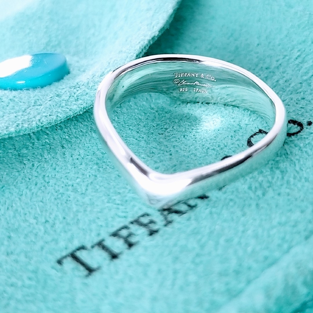 Tiffany & Co. - 【ティファニー】カーブド ハート ウェーブ Tiffany & Co. - 【ティファニー】カーブド ハート ウェーブ