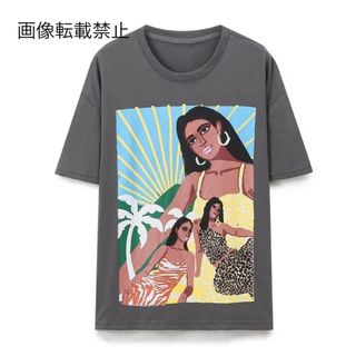 🍄‍🟫9月新作🍄‍🟫15039◆gray ガール 半袖 Tシャツ (Tシャツ(半袖/袖なし))
