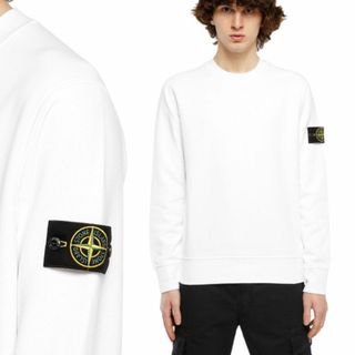 STONE ISLAND(スウェット ・ ホワイト/白色系)のフリマ STONE ISLAND(スウェット ・ ホワイト/白色系)のフリマ