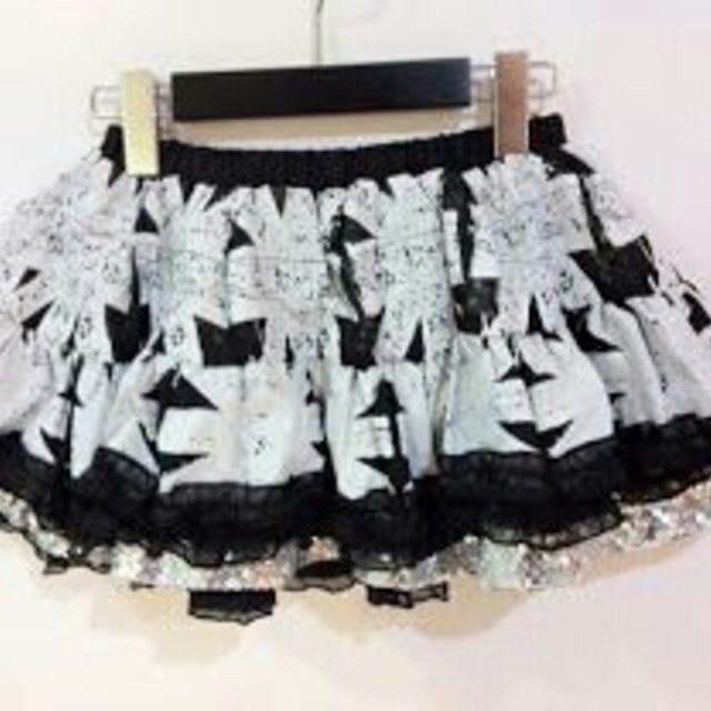tutuHA(チュチュア)のtutuHA ユニオンチュチュ 黒×白 レディースのスカート(ミニスカート)の商品写真