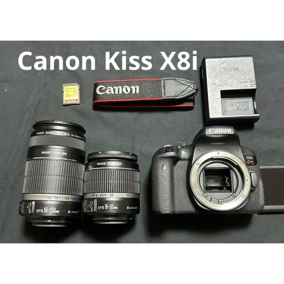 Canon EOS KISS X8i EOS 縫い込み KISS X8I(W) Wズーム… Canon EOS KISS X8i EOS 縫い込み KISS X8I(W) Wズーム…