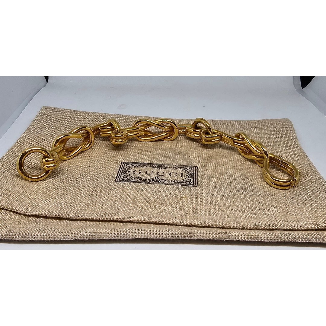 GUCCI - 【超レア廃盤美品】OLD GUCCI ヴィンテージ ノット GUCCI - 【超レア廃盤美品】OLD GUCCI ヴィンテージ ノット