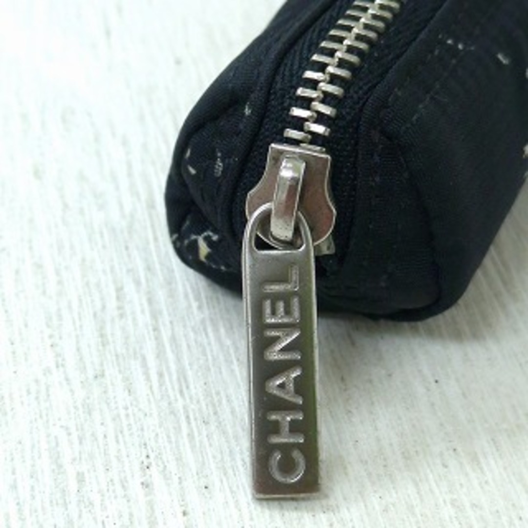 CHANEL シャネル 旧トラベルライン ペンケース ブラック ベ CHANEL シャネル 旧トラベルライン ペンケース ブラック ベ