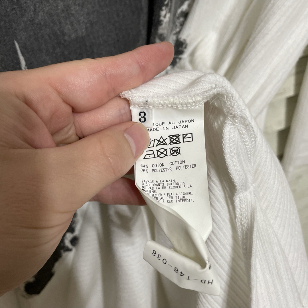 Yohji yamamoto POUR HOMME 長袖カットソー Yohji yamamoto POUR HOMME 長袖カットソー