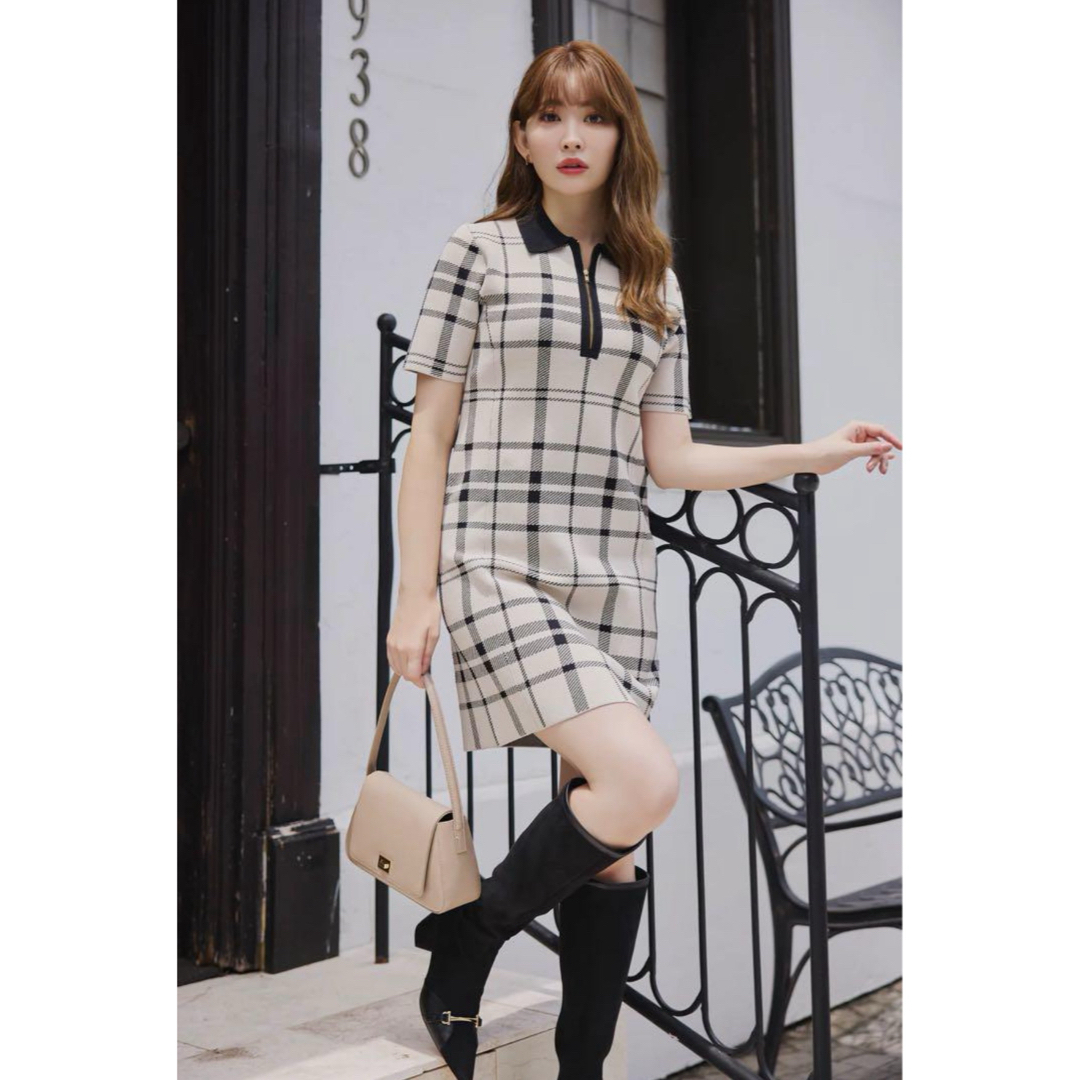 タグ付き Mサイズ Trois Logo Knit Mini Dress ファッション タグ付き Mサイズ Trois Logo Knit Mini Dress ファッション