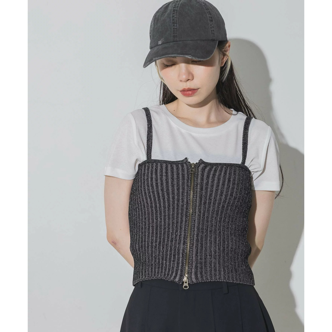 JEANASIS - JEANASIS 2WAYニットビスチェ2Pの通販 by _pipipi's JEANASIS - JEANASIS 2WAYニットビスチェ2Pの通販 by _pipipi's