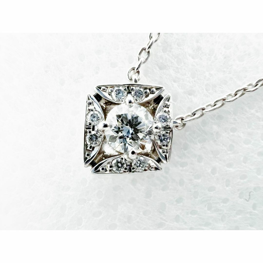 DE BEERS - 美品　フォーエバーマーク　pt900/850　 ソリティア ダイヤ　ペンダント