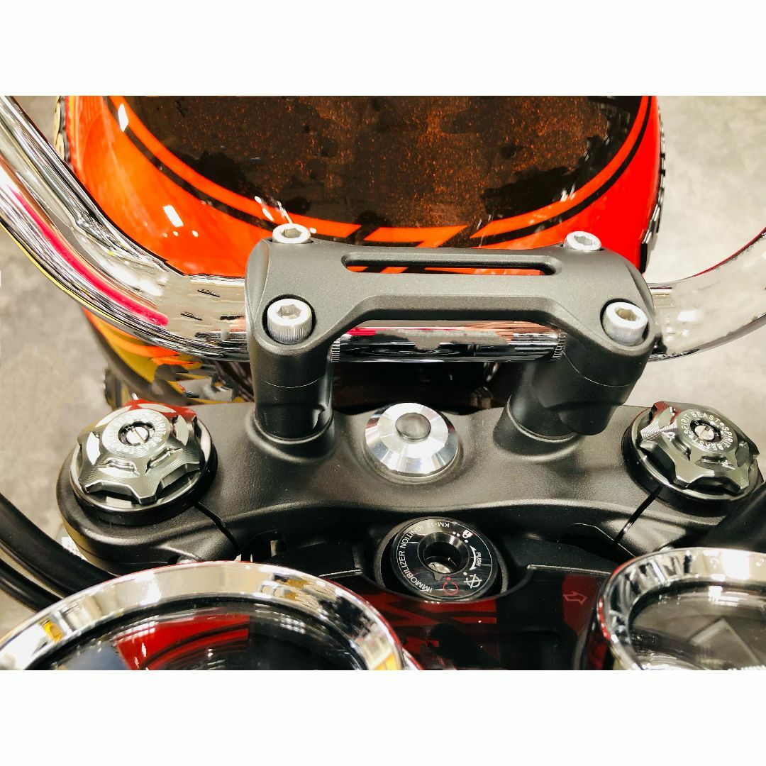 Z900RS カスタム フロントフォーク トップ キャップ カバー