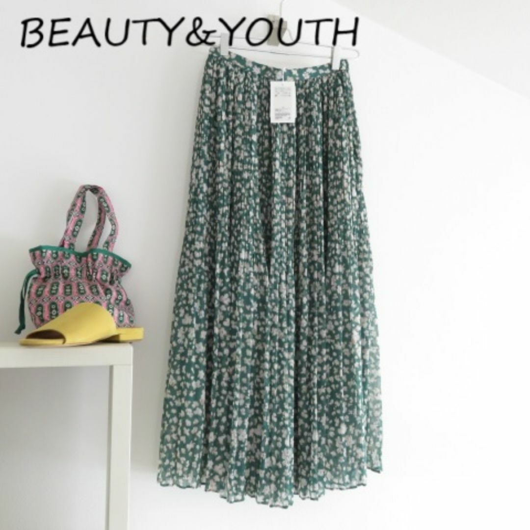 BEAUTY&YOUTH UNITED ARROWS - 新品 BEAUTY＆YOUTH　ユナイテッドアローズ　シフォンロングスカート