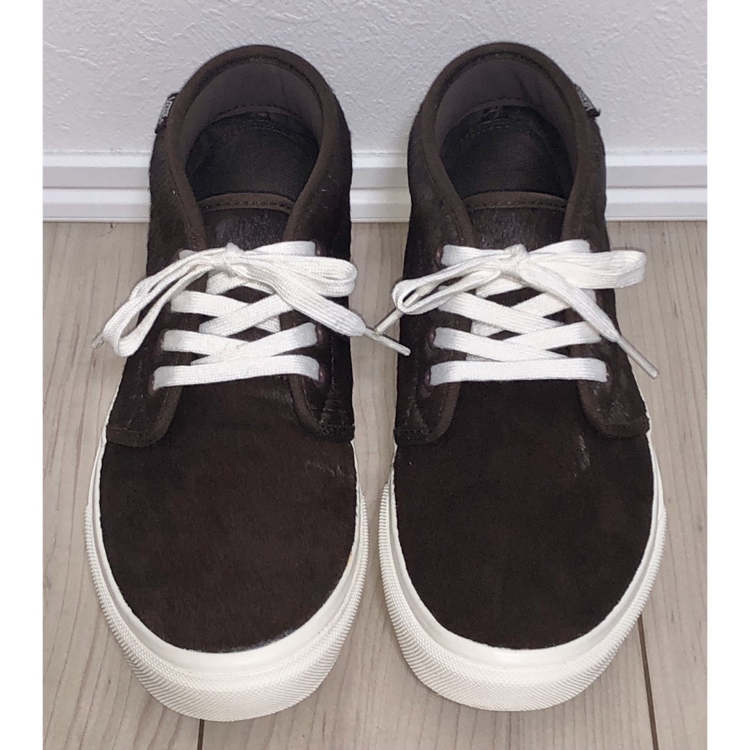 VANS - 24.5cm 良品 VANS BILLY'S CHUKKA ハラコ レザー 茶の VANS - 24.5cm 良品 VANS BILLY'S CHUKKA ハラコ レザー 茶の