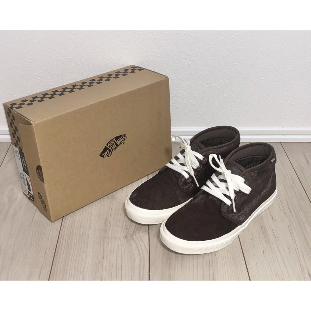 VANS - 24.5cm 良品 VANS BILLY'S CHUKKA ハラコ レザー 茶の VANS - 24.5cm 良品 VANS BILLY'S CHUKKA ハラコ レザー 茶の