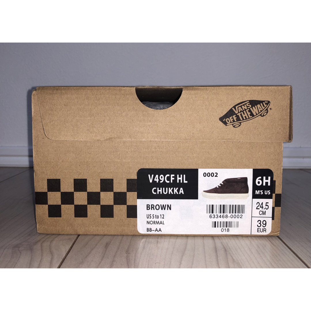 VANS - 24.5cm 良品 VANS BILLY'S CHUKKA ハラコ レザー 茶の VANS - 24.5cm 良品 VANS BILLY'S CHUKKA ハラコ レザー 茶の