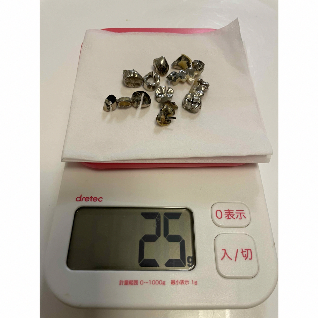 歯科　除去冠　金パラ　25g