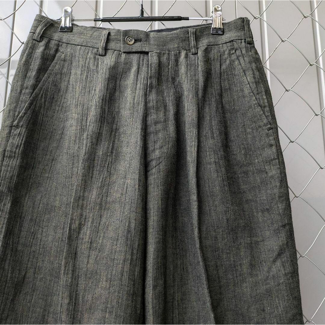 VINTAGE - 日本製 70s 80s 麻100 リネンパンツ ジャパカジ VINTAGE - 日本製 70s 80s 麻100 リネンパンツ ジャパカジ