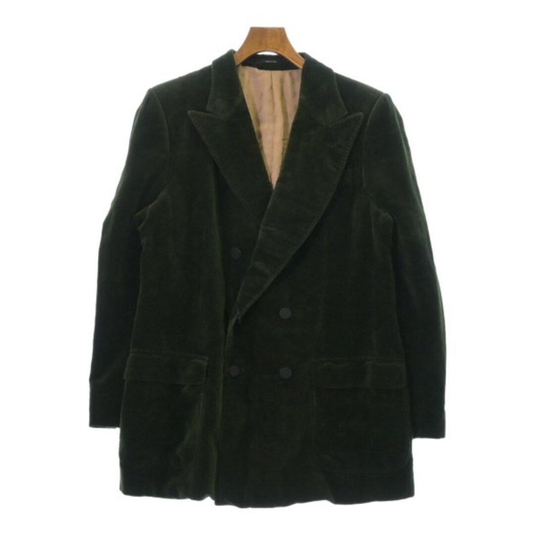 GUCCI グッチ テーラードジャケット 50(XL位) カーキ 【古着】 GUCCI グッチ テーラードジャケット 50(XL位) カーキ 【古着】