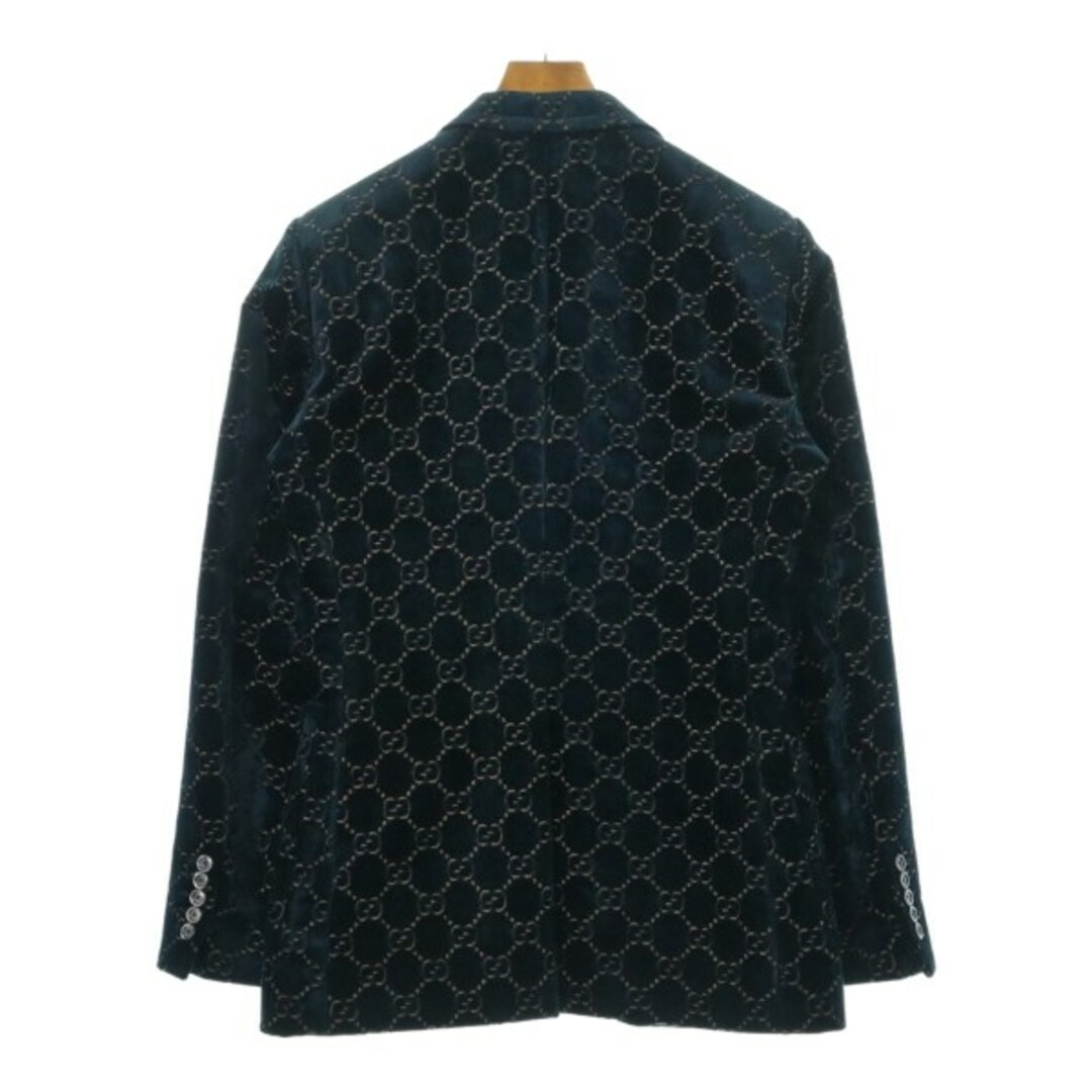 GUCCI - GUCCI グッチ テーラードジャケット 46(M位) 紺x GUCCI - GUCCI グッチ テーラードジャケット 46(M位) 紺x