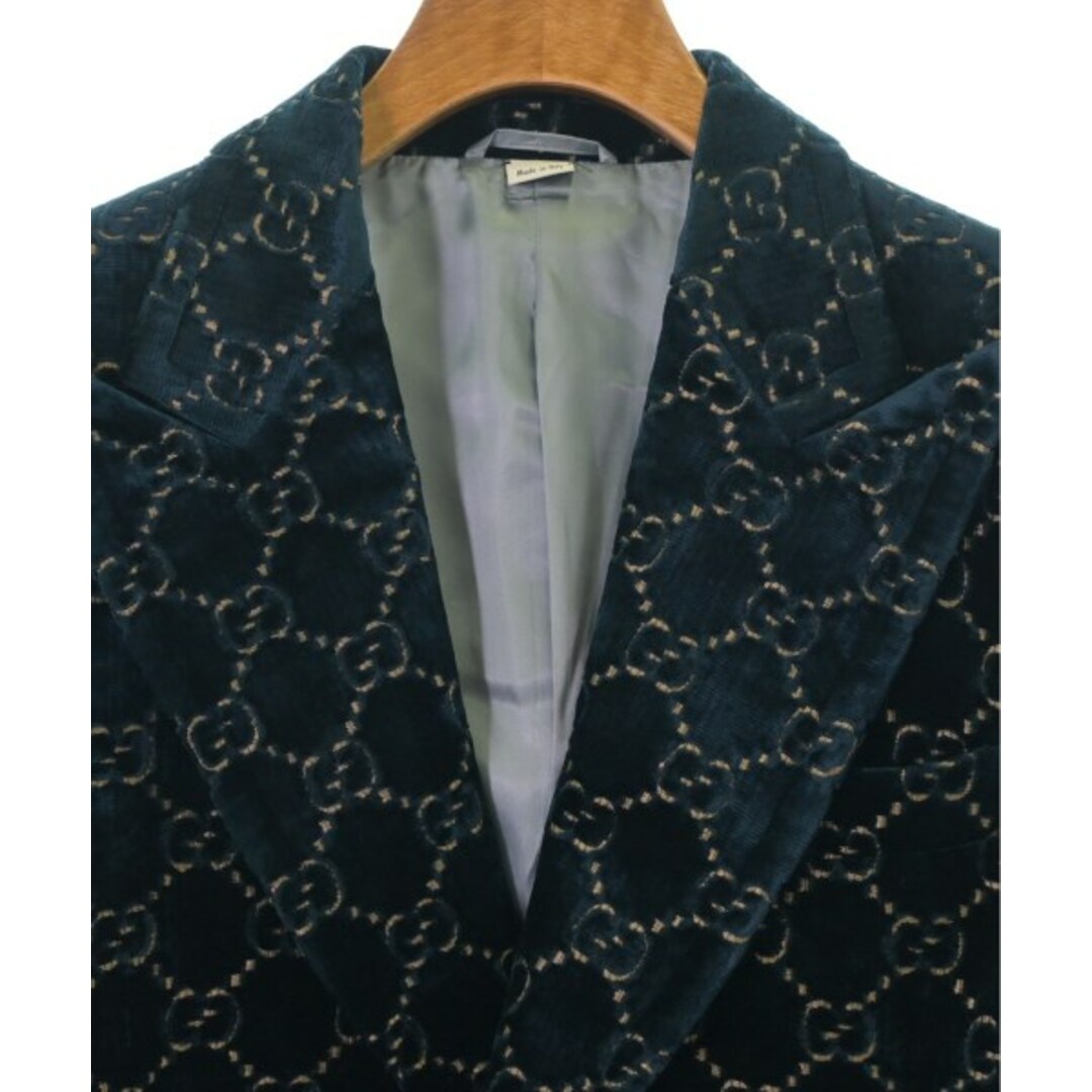 GUCCI - GUCCI グッチ テーラードジャケット 46(M位) 紺x GUCCI - GUCCI グッチ テーラードジャケット 46(M位) 紺x
