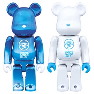 メディコムトイ(MEDICOM TOY)の数量限定 表参道ヒルズ 非売品 100%ベアブリック2種セット/未開封(その他)