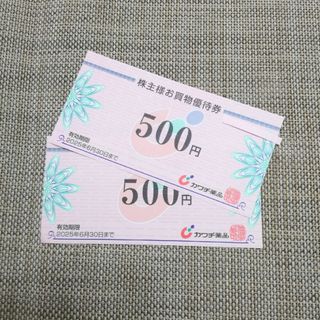 カワチ薬品株主優待券2枚(その他)