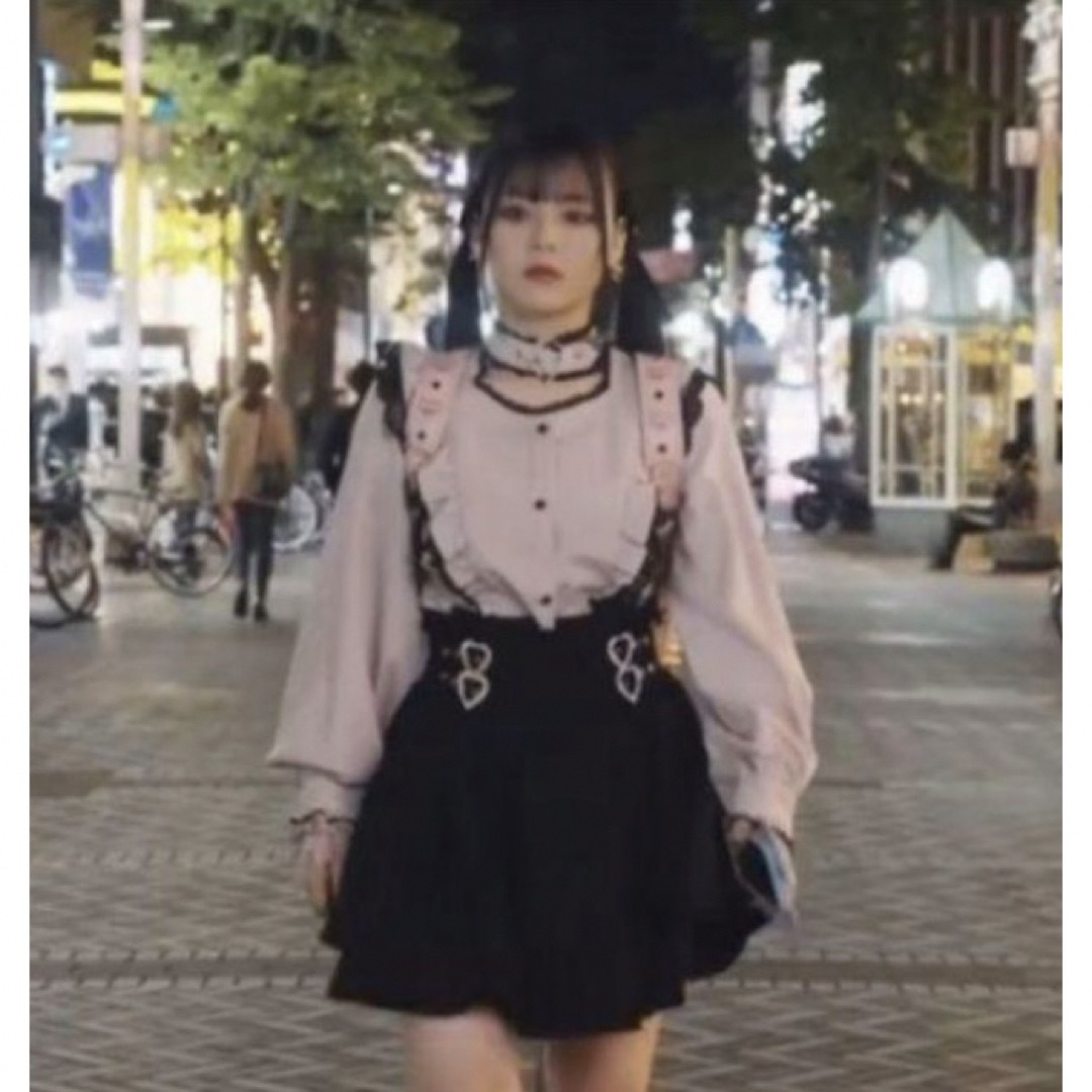 MA*RS - MA*RS マーズ Wハートバックルスカート ブラック 黒 MA*RS - MA*RS マーズ Wハートバックルスカート ブラック 黒