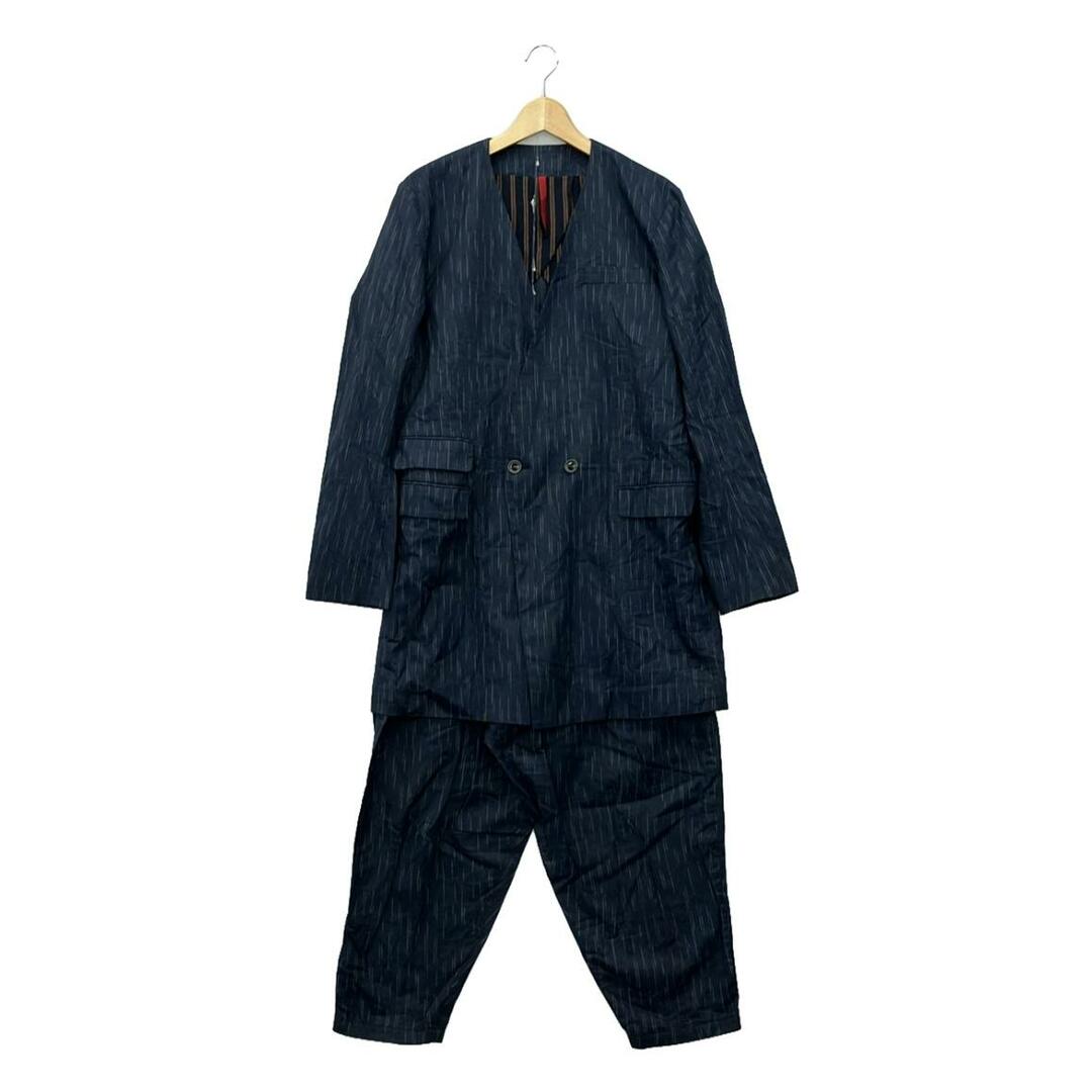 美品 ヤントル YANTOR セットアップ ノーカラージャケット メンズ L 美品 ヤントル YANTOR セットアップ ノーカラージャケット メンズ L