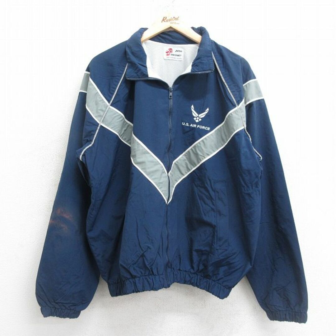 XL☆古着 長袖 ミリタリー ナイロン ジャケット メンズ USエア XL☆古着 長袖 ミリタリー ナイロン ジャケット メンズ USエア