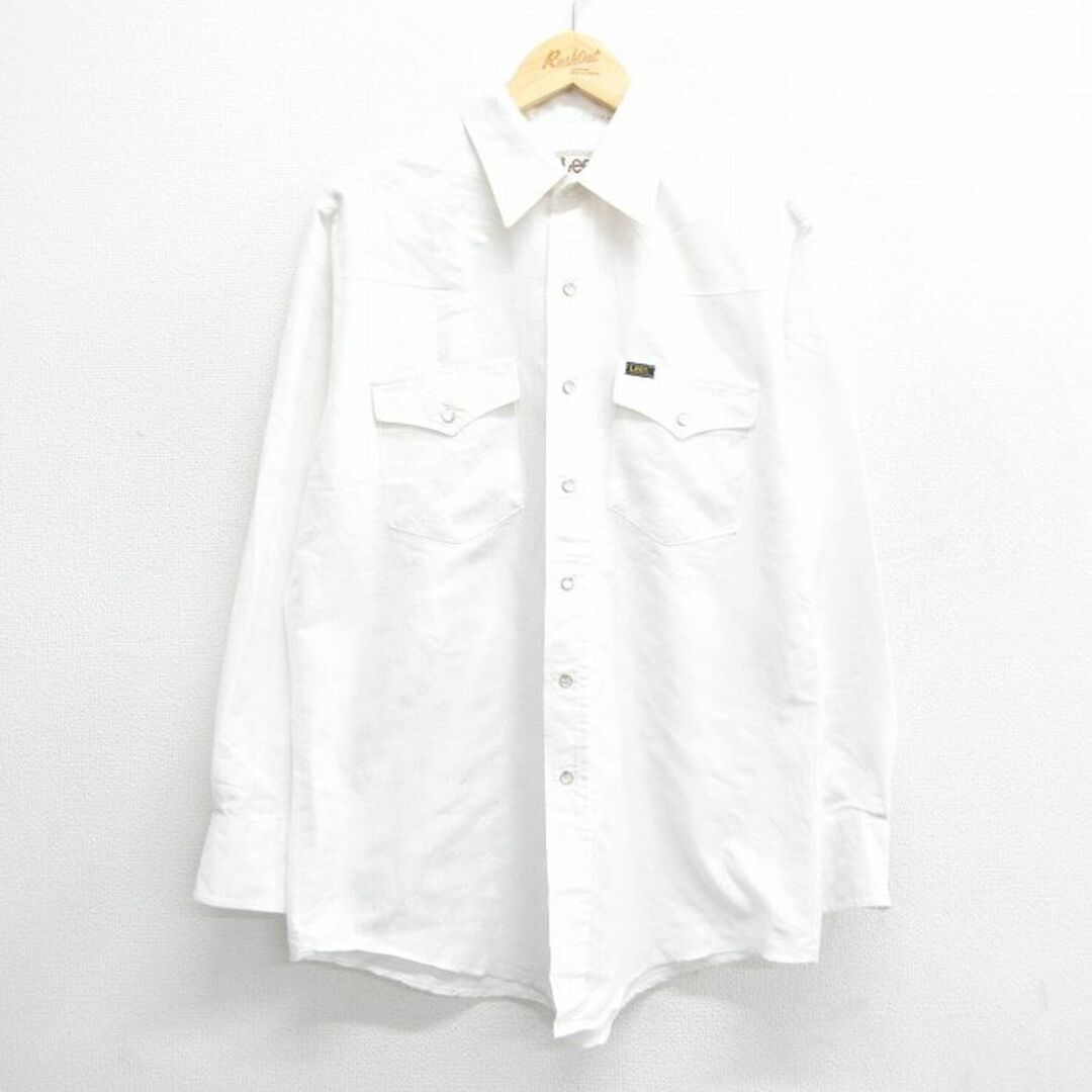 Lee - L☆古着 リー Lee 長袖 ウエスタン シャツ メンズ 80年代 Lee - L☆古着 リー Lee 長袖 ウエスタン シャツ メンズ 80年代