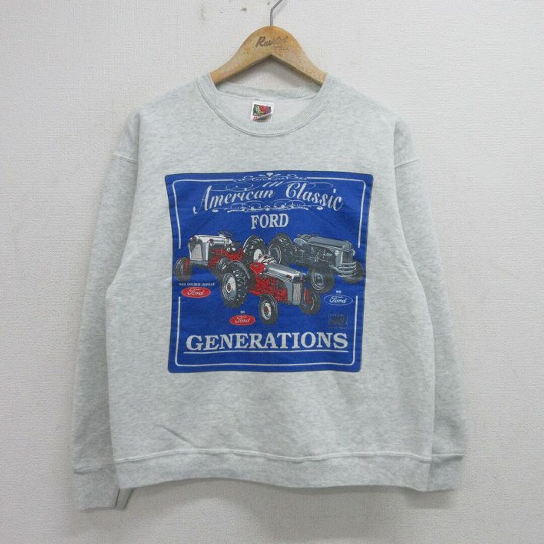 ガーフィールド公式正規品トレーナースウェット霜降り古着90s