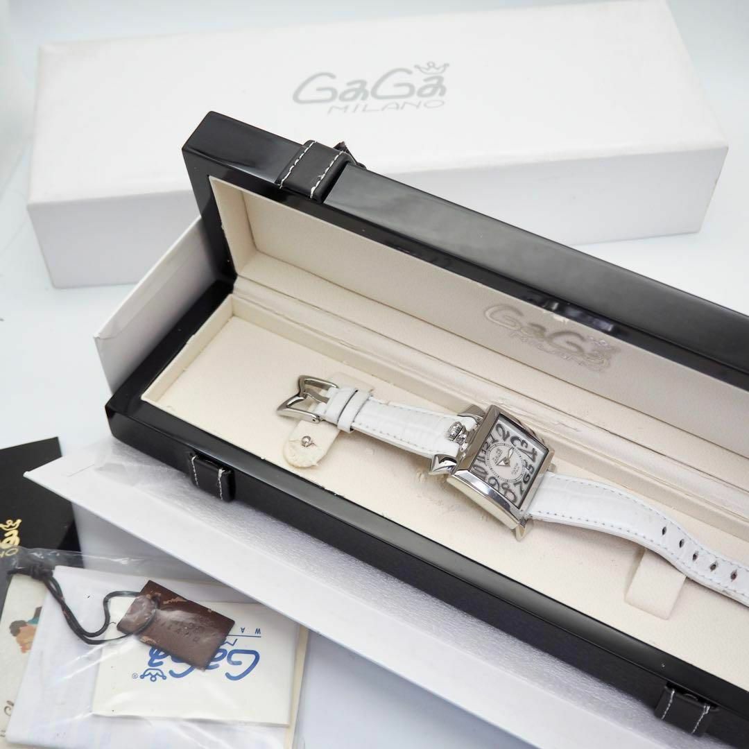 GaGa MILANO - 411 ガガミラノ時計 ナポレオーネ 36㎜ ホワイト GaGa MILANO - 411 ガガミラノ時計 ナポレオーネ 36㎜ ホワイト