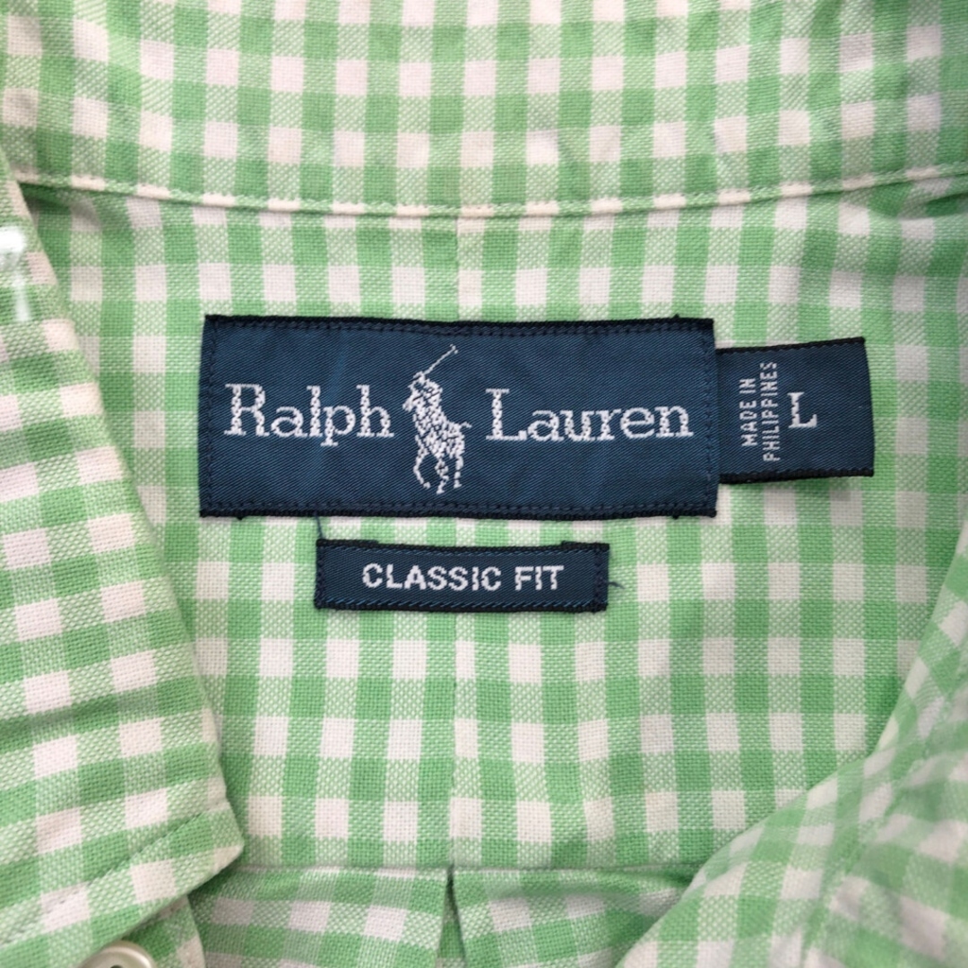 90年代 RALPH LAUREN ラルフローレン ボタンダウン 長袖シャツ 90年代 RALPH LAUREN ラルフローレン ボタンダウン 長袖シャツ