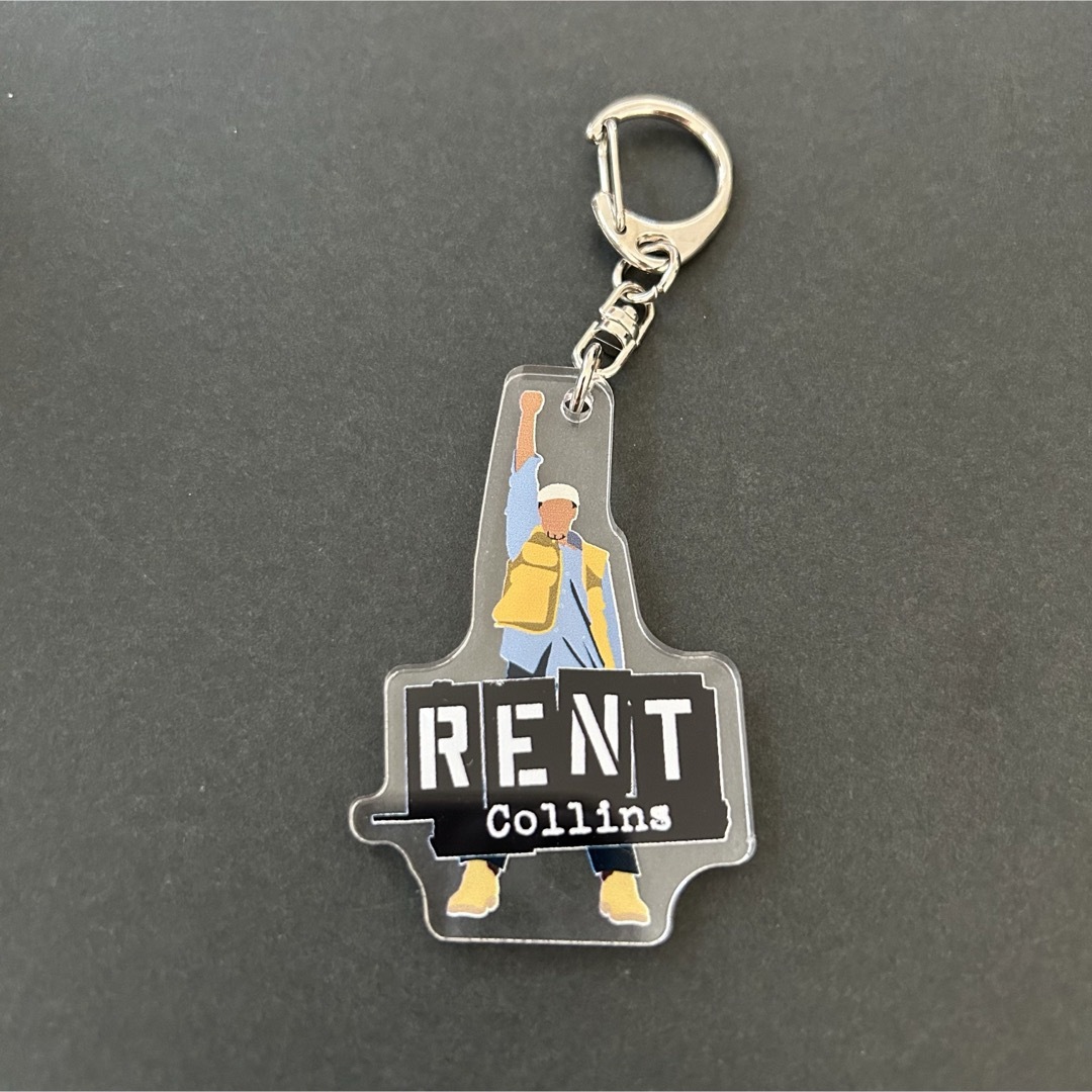 ブロードウェイミュージカル RENT アクリルキーチェーン コリンズ エンタメ/ホビーのおもちゃ/ぬいぐるみ(キャラクターグッズ)の商品写真