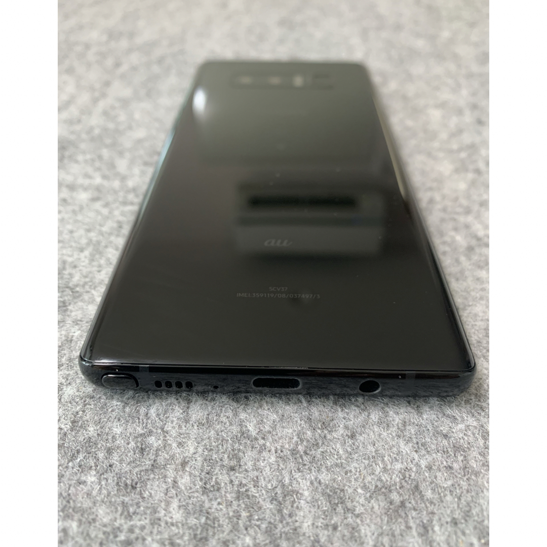 美品 SIMフリー Galaxy Note8 SCV37 64GB ブラック色 美品 SIMフリー Galaxy Note8 SCV37 64GB ブラック色