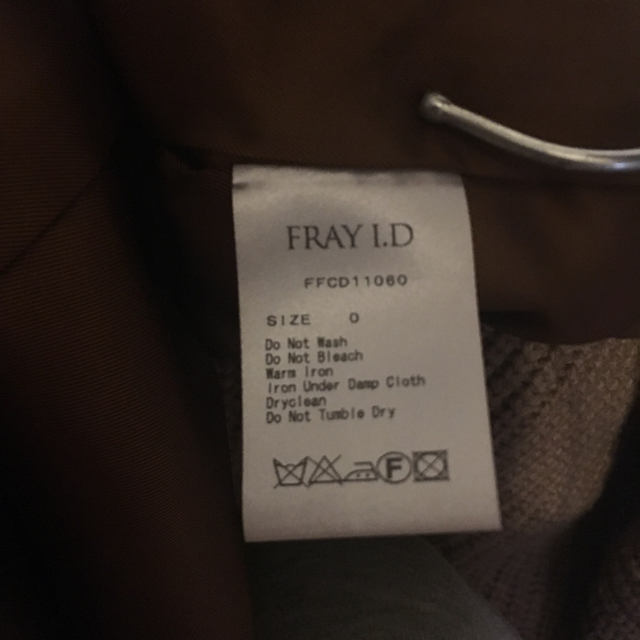 FRAY I.D(フレイアイディー)のFRAY I.Dウールコート レディースのジャケット/アウター(ニットコート)の商品写真