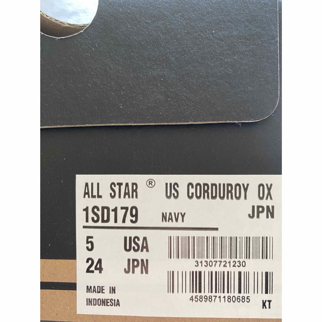 CONVERSE(コンバース)のコンバース　コーデュロイスニーカー　24センチ　新品未使用 レディースの靴/シューズ(スニーカー)の商品写真