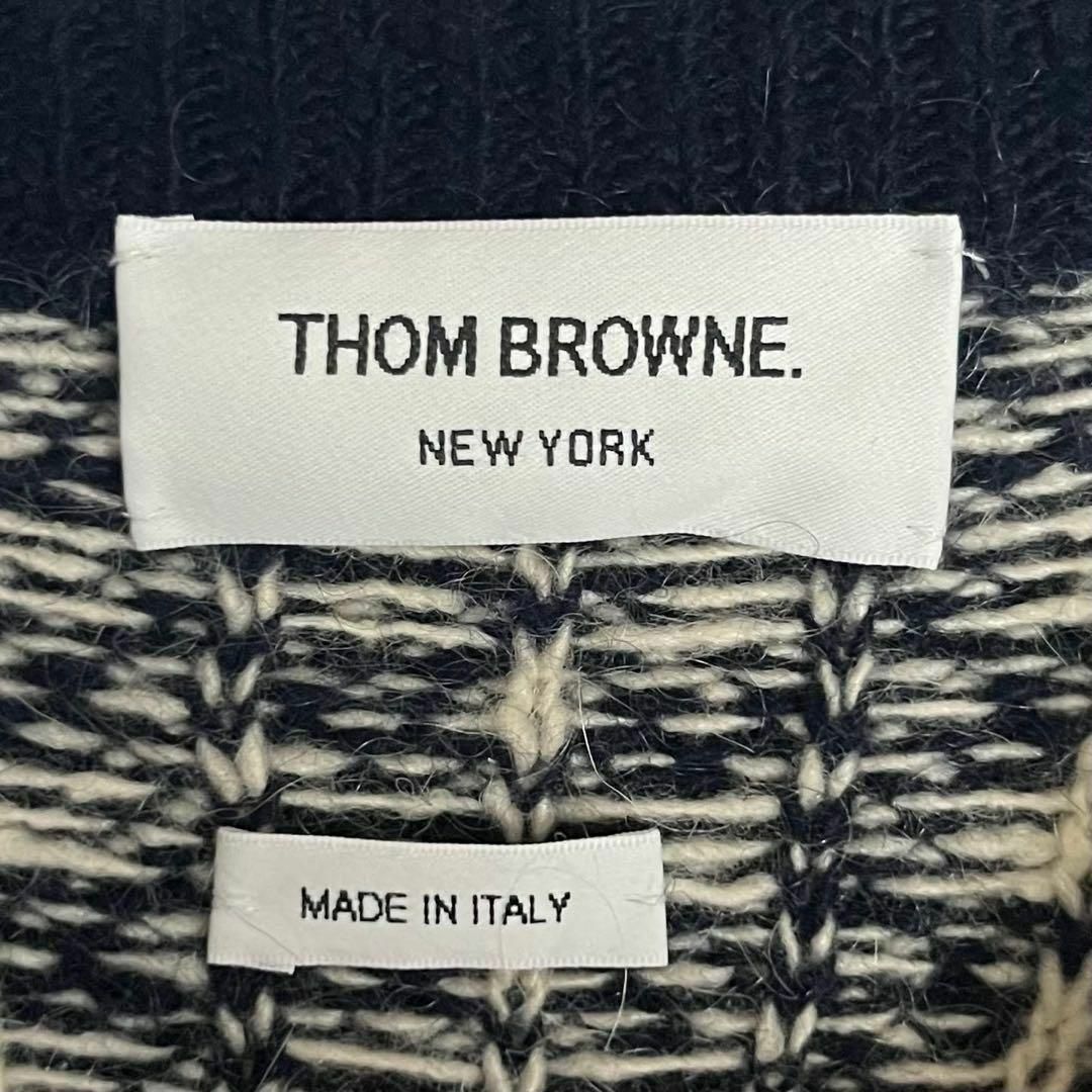 THOM BROWNE - 【超希少】トムブラウン☆ウールモヘアニット THOM BROWNE - 【超希少】トムブラウン☆ウールモヘアニット