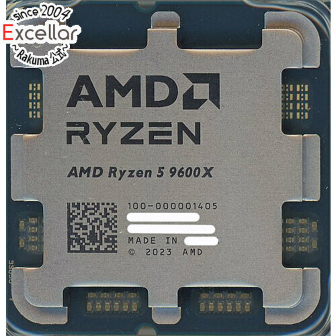 AMD(エーエムディー)の【バルク新品】 AMD Ryzen 5 9600X 100-000001405 3.9GHz Socket AM5 スマホ/家電/カメラのPC/タブレット(PCパーツ)の商品写真
