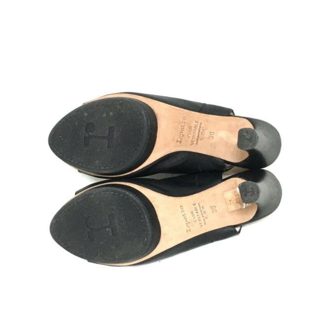 repetto - repetto(レペット) サンダル 38 レディース - 黒 repetto - repetto(レペット) サンダル 38 レディース - 黒