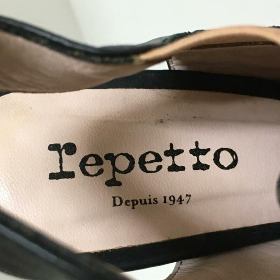 repetto - repetto(レペット) サンダル 38 レディース - 黒 repetto - repetto(レペット) サンダル 38 レディース - 黒