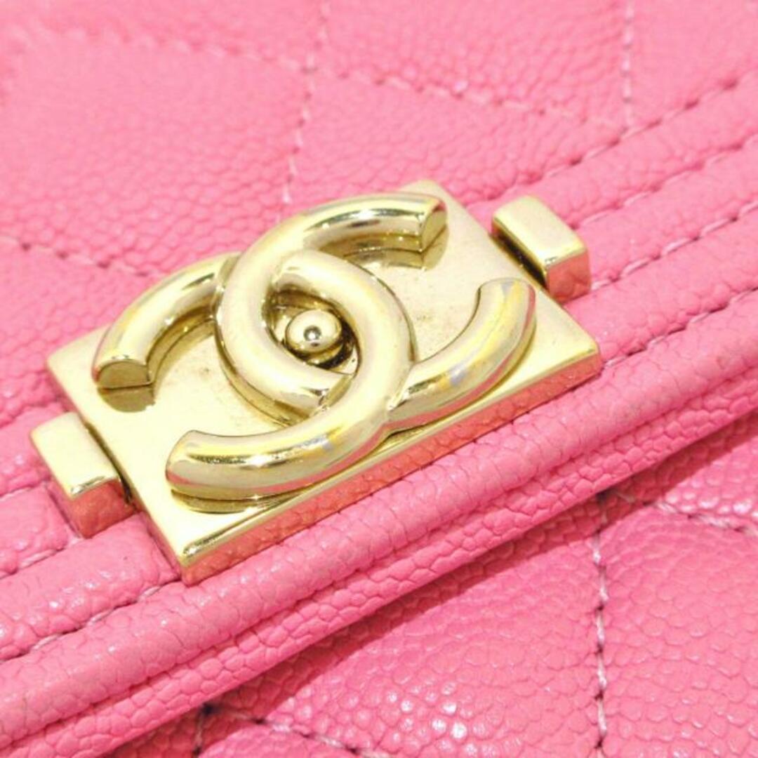 CHANEL(シャネル) 3つ折り財布 ボーイシャネル ピンク 財布 CHANEL(シャネル) 3つ折り財布 ボーイシャネル ピンク 財布