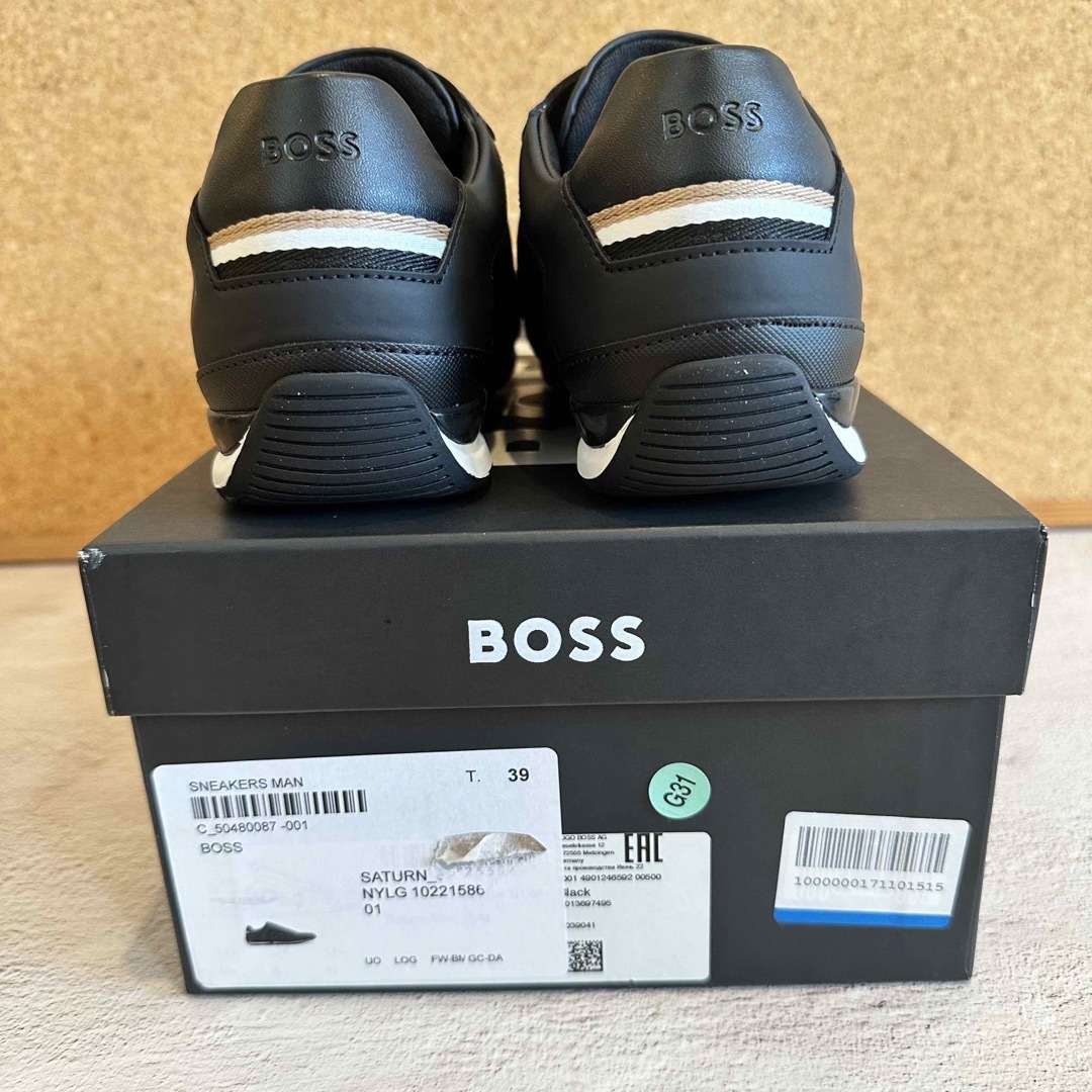 【HUGO BOSS】大谷翔平愛用ブランド 箱付き スニーカー EU39 【新品箱付き】Hugo Boss スニーカーヒューゴボス 大谷翔平