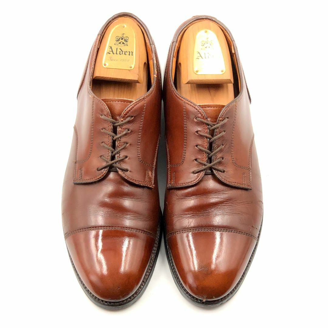 Alden ストレートチップ 9E 茶色 Alden ストレートチップ 9E 茶色