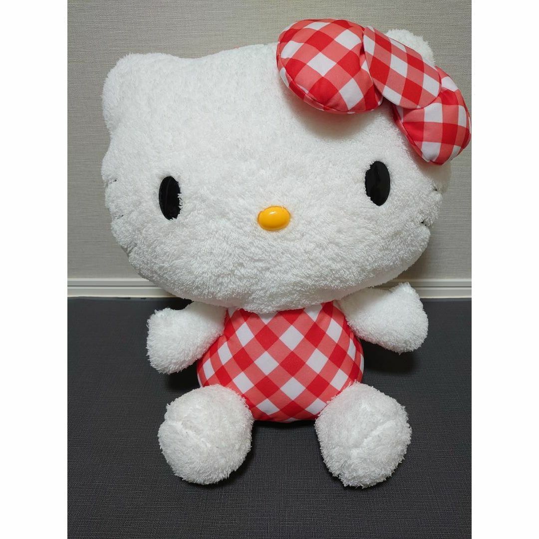ハローキティ - 未使用 ハローキティ ギンガムチェックドール ハローキティ - 未使用 ハローキティ ギンガムチェックドール